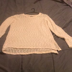 Pink/gold sparkle loose fit, comfortable sweater